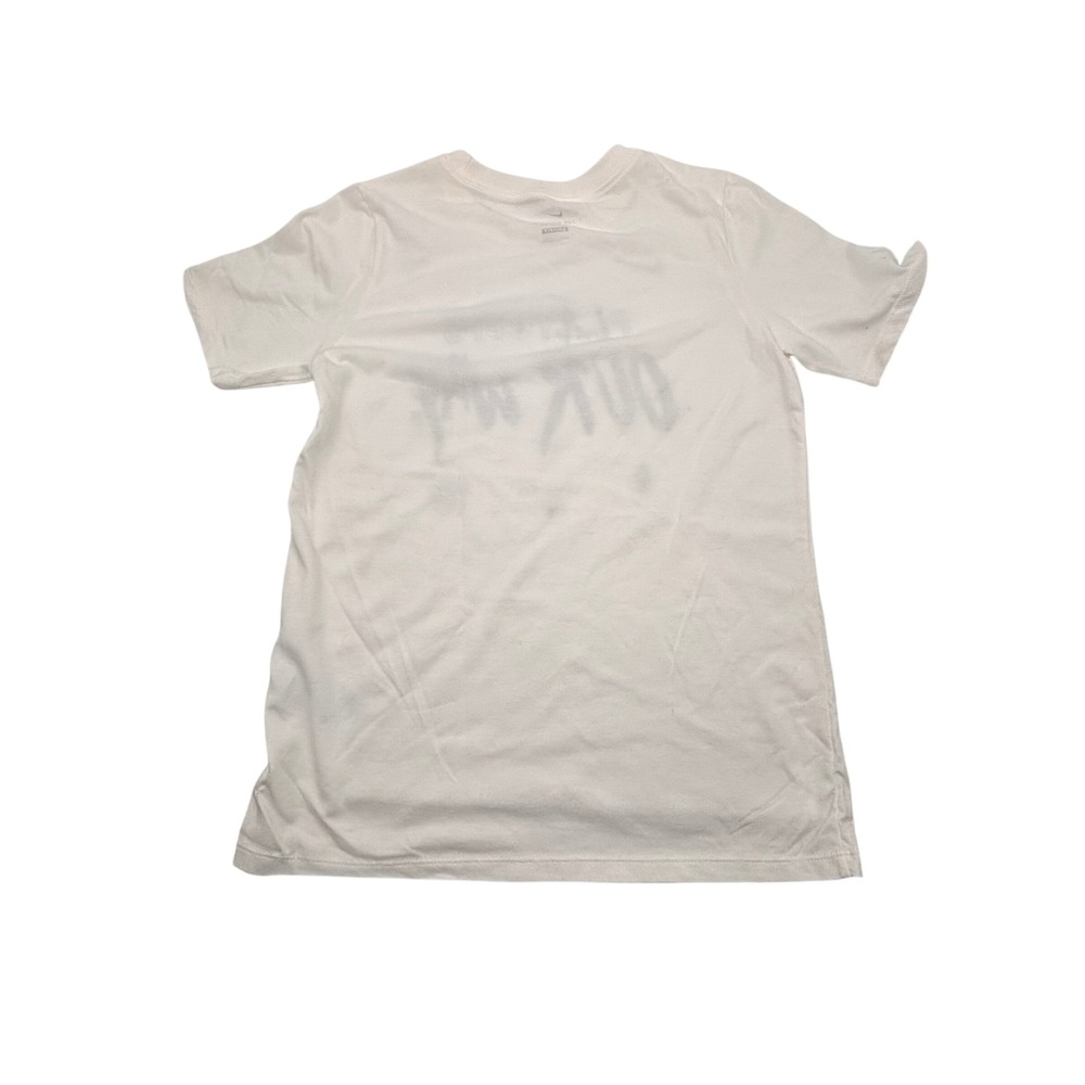 NWT Wild Fable Kids Girls White Basic Short Sleeve Crew Neck T Shirt Size S NWT - Picture 2 of 3